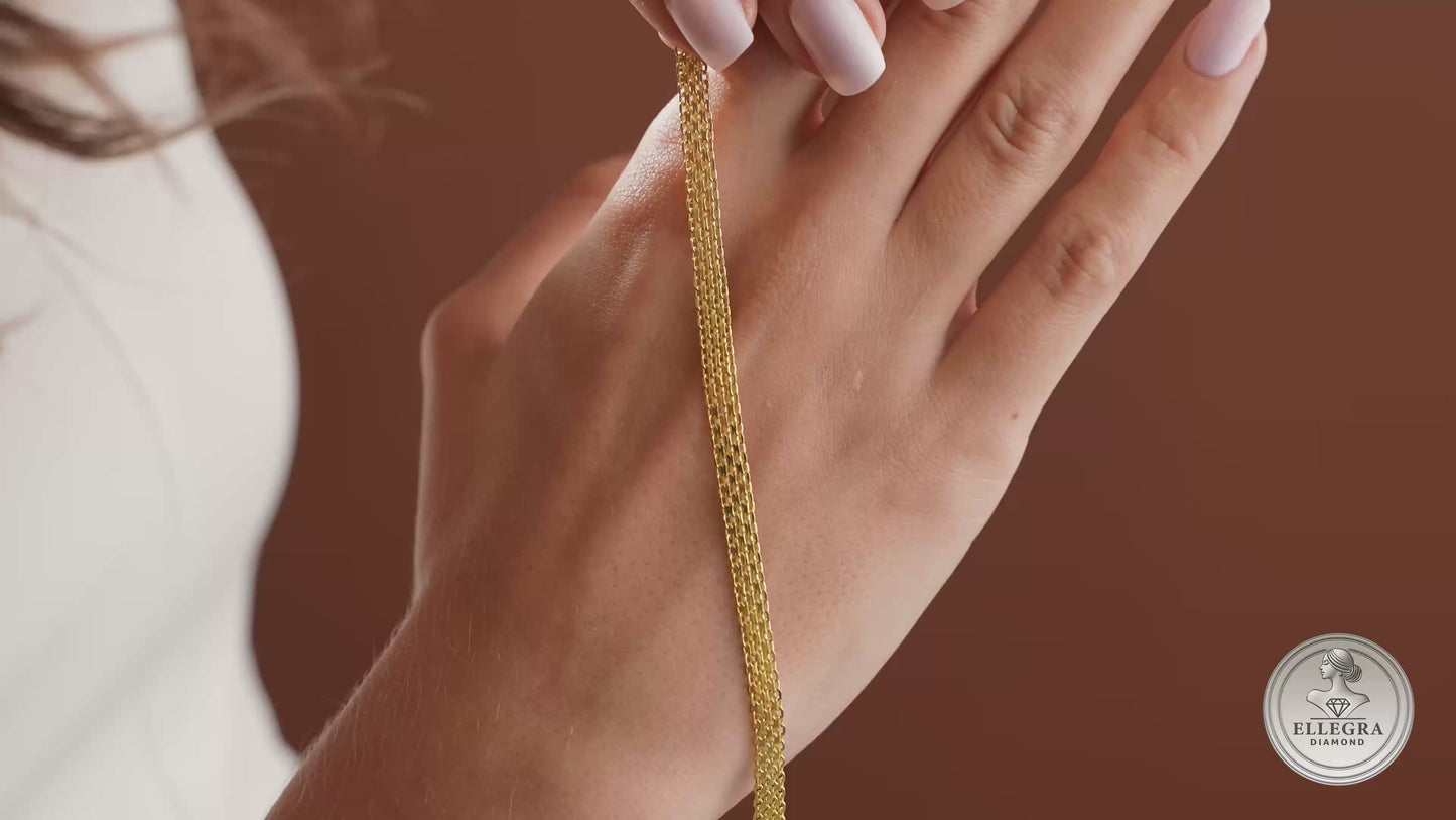Bismarck Chain Wedding Bracelet
